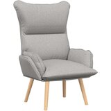 vidaXL Opustajući Stolac Oblak Siva Tkanina | shoptok.hr