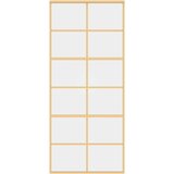  Klizna vrata zlatna 90 x 205 cm prozirno staklo ESG i aluminij | shoptok.hr