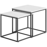  Set četvrtastih stolića - bijele/crne noge | shoptok.hr