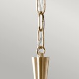  Kichler KL-DELAROSA-P-BK - Luster na lancu DELAROSA 1xE27/60W/230V crna/mesing | Eponuda.com