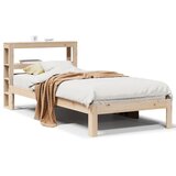  Okvir kreveta s uzglavljem 90 x 190 cm od borovine | shoptok.hr