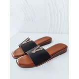 DStreet Klapki damskie SOLVINA czarne | ePonuda.com