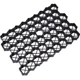  Rešetke za travu 16 kom crne 60 x 40 x 3 cm plastične | shoptok.hr