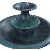  Ptičja kupka s fontanom zelena 50 x 91 cm plastična | shoptok.hr