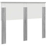  Uzglavlje s uzglavljem Siva Sonoma 135 cm Konstruirano drvo | shoptok.hr
