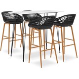  5-dijelni barski set bijelo-crni | shoptok.hr