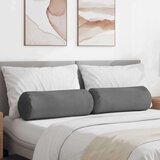  Valjkasti jastučići 2 pcs Tamno siva Ø 25 x 70 cm | shoptok.hr