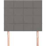  Uzglavlja 2 kom tamnosiva 90x5x78/88 cm od tkanine | shoptok.hr
