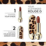 Guerlain Rouge G Double Mirror Jewel Case etui za šminko z ogledalom Le Fauve 1 kos | Shoptok.si