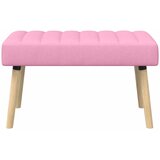  Klupa s utorima Ružičasta 80 x 40 x 46 cm Tkanina | shoptok.hr