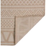 Furnova Zunanja preproga ploščato tkanje 120x170 cm rjave črte, (21930588) | Shoptok.si