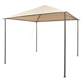 vidaXL Paviljon / nadstrešek 3x3 m jeklo bež barve | Shoptok.si