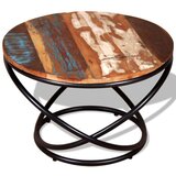  Stolić za kavu od masivnog obnovljenog drva 60 x 60 x 40 cm | shoptok.hr