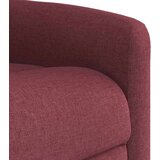  Naslonjač na podizanje od tkanine crvena boja vina | shoptok.hr
