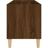 vidaXL Omarica za gramofonske plošče rjavi hrast 74,5x38x48cm inž. les | Shoptok.si