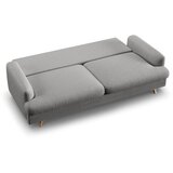 Micadoni Siva sklopiva/s prostorom za odlaganje sofa 233 cm Naomi – | shoptok.hr