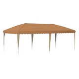 vidaXL Rastezljivi šator za svadbe - šator za zabave 575 x 290 x 245 cm Bež - Bež Bez bočnog zida | shoptok.hr
