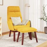  Stolica za opuštanje od tkanine sa stolcem boja senfa | shoptok.hr