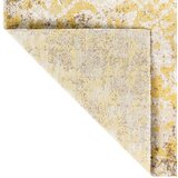 vidaXL Zunanja preproga ravno tkana 80x150 cm rumena | Shoptok.si