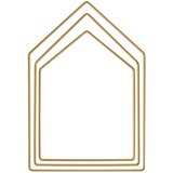 RAYHER Kovinski obroči, hiška, zlati set 3, (20633989) Cene