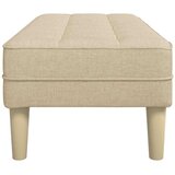  Klupa s jastukom Krema 113 x 57 x 39 cm tkanina | shoptok.hr
