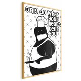  Plakat - Only Do What Your Heart Tells You 40x60 Zlatni okvir | shoptok.hr