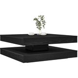 vidaXL Klubska mizica črna 90x90x34,5 cm | Shoptok.si
