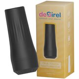 Desirel True Touch - prirodna vibro vagina (bež-crna) | shoptok.hr