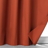 Douceur d intérieur Opečnato oranžna zavesa zatemnitvena iz mikrovlaken 140x260 cm Obscure – | Shoptok.si