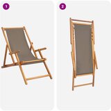  Ležaljka Sivosmeđa Čvrsto teak drvo | Eponuda.com