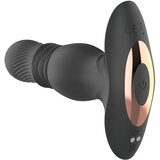 Aixiasia Roy - bežični, radio push analni vibrator (crni) | shoptok.hr