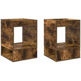  Konačna Stolić 2 pcs Dimljeni hrast 40 x 40 x 56 cm | shoptok.hr