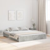  Krevetna konstrukcija za pohranu sivo Sonoma Beton siva | shoptok.hr