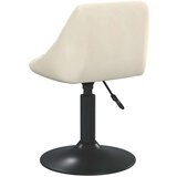 vidaXL Jedilni stol krem žamet | Shoptok.si