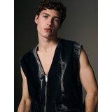 Reserved - Prsluk od trapera - siva | shoptok.hr
