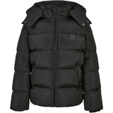 Urban Classics Kids boys' puffer hooded jacket black Cene'.'