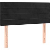  Uzglavlje crno 90x5x78/88 cm baršunasto | shoptok.hr