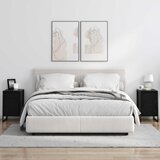  Noćni ormarić Crni hrast 39,5 x 30 x 50 cm Konstruirano drvo | Eponuda.com