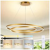  Brilagi-LED Prigu&amp;scaron;iva Visilica na sajli TWISTER LED/105W/230V 3000-6000K zlatna+DALJINSKI UPRAVLJAČ Slike