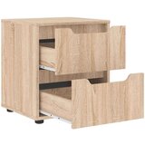 vidaXL Nočna omarica VISNES Sonoma Oak 45x40x50 cm Inženirski les | Shoptok.si