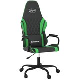  Igraća stolica crno-zelena od umjetne kože | shoptok.hr