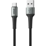 USB data kabal SU-K104 , Fast, 27W, 3A, USB A na Type C , 1m, Crni