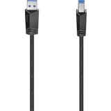 Hama USB kabel USB 3.2 gen. 1 (USB 3.0) USB-A vtič\, USB-B vtič 1.50 m črna 00200625, (20415708) | Shoptok.si