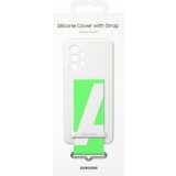 Samsung original ovitek Silicon Cover with Strap EF-GA536TWE za SAMSUNG Galaxy A53 - bel | Shoptok.si