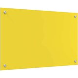 vidaXL Zaščita za kuhinjo 2 pcs Rumena 80 x 50 cm kaljeno steklo | Shoptok.si