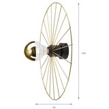  Zidno svetlo MONTANA 1xE27/15W/230V prečnika 45 cm zlatno | Eponuda.com