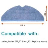 INORCO Nadomestne blazinice za vakuumsko brisanje za T7S T7S Plus S7 /S7 MaxV/S7 MaxV Plus/S7 MaxV Ultra trde za večkratno uporabo F, (21875322) | Shoptok.si