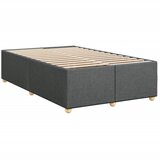  Krevet box spring s madracem tamnosivi 120 x 190 cm tkanina | shoptok.hr