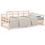  Dnevni ležaj na izvlačenje od masivne borovine 2 x (80x200) cm | shoptok.hr