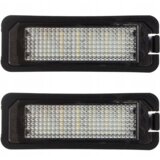 Co2 KOMPLET LUČI LED ZA OSVETLITEV REGISTRSKE TABLICE, AUTOTUNE, ZA VW, AMAROK, EOS, GOLF IV V VI VII, PASSAT B6 B7 CC, TOUAREG, POLO, PORSCHE, SEAT, (21748457) | Shoptok.si